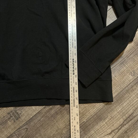 Polo Ralph Lauren Performance Soft Pullover 1/4 Zip Black Grey Pony Large - Picture 4 of 7